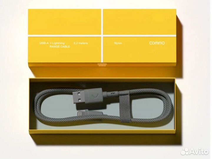 Кабель commo Range Cable USB-A — Lightning MFI