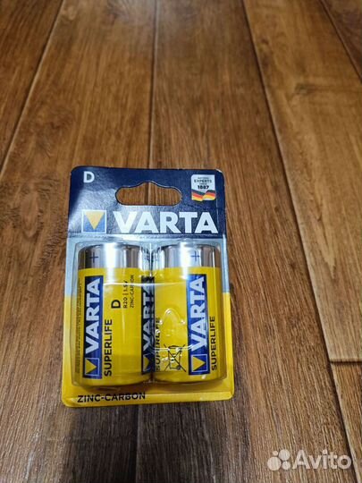 Батарейки Varta Superlife тип D