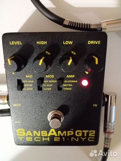 Tech21 GT2 Sans Amp эмулятор усилителей