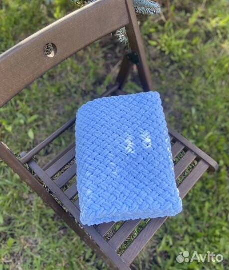 Плюшевый плед для новорождённого