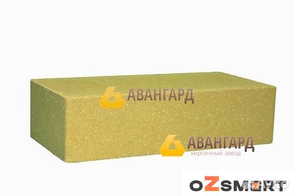 Кирпич гладкий соломенный гл