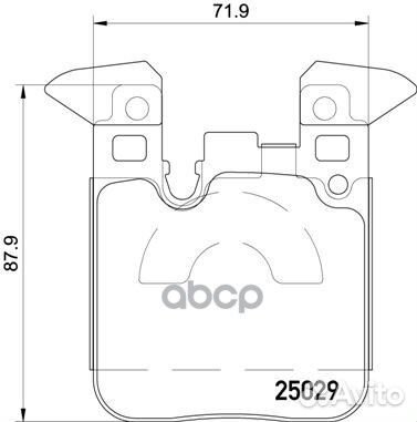 P 06 087 Колодки тормозные BMW F20/21/30/35/80