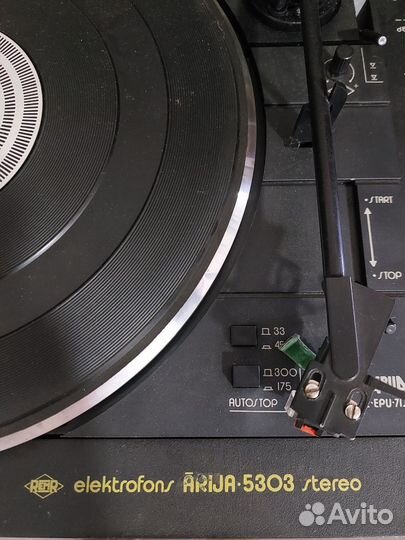 Проигрыватель винила arija-5303 stereo