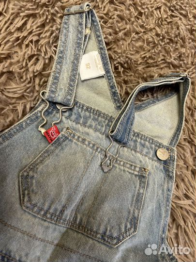 Джинсовые шорты комбинезоны 92cm