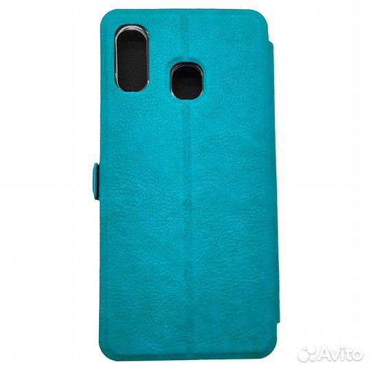 Чехол для Samsung Galaxy A20/A30 книжка бирюзовый