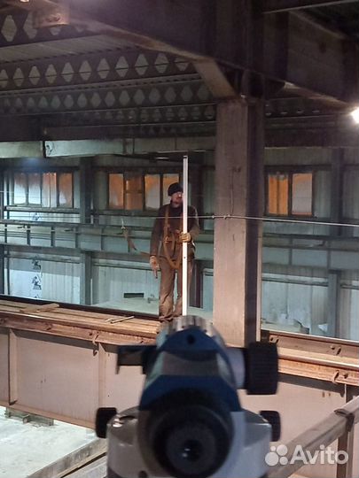 Нивелировка подкрановых, крановых путей