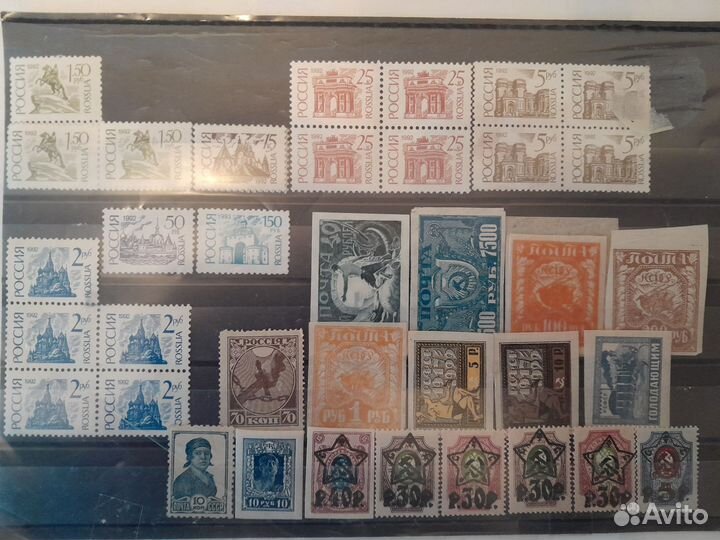 Марки стандарты России, СССР, РФ