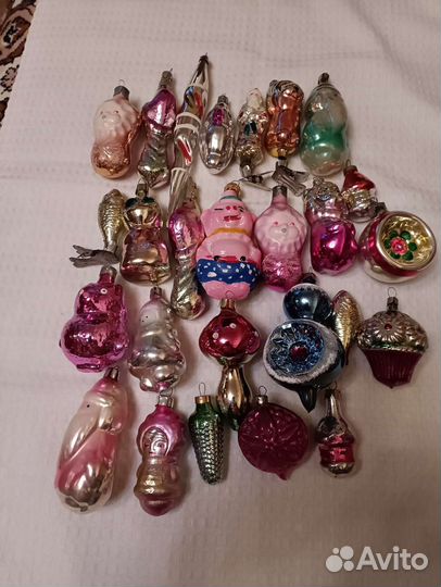 Елочные игрушки СССР одним лотом