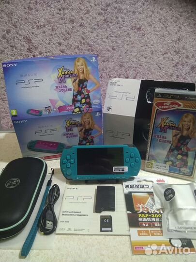 Sony PSP Torquoise green 4gb прошитая