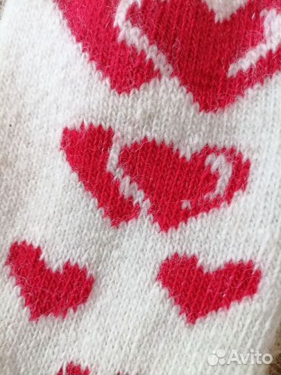 Носочки с сердечками