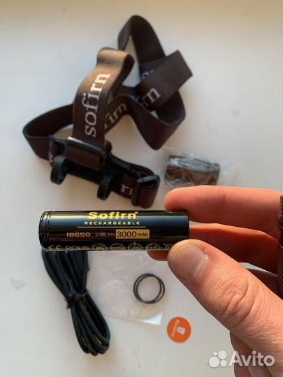 Фонарик с акб
