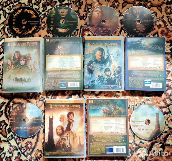 Властелин колец, 6 DVD дисков