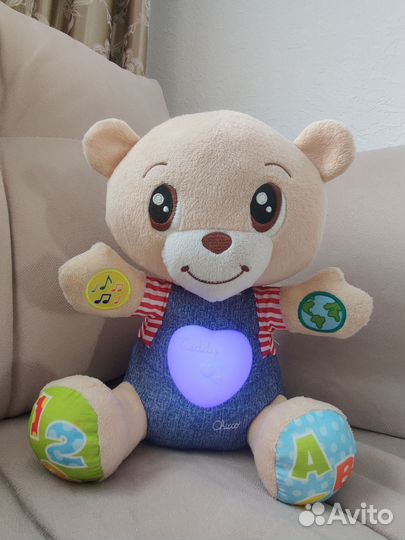 Игрушка Chicco Teddy Emotion Мишка говорящий