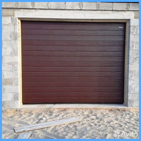 Автоматические секционные гаражные ворота