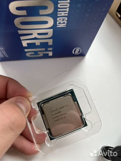 Intel Процессор Core i5-10400F BOX (с кулером)