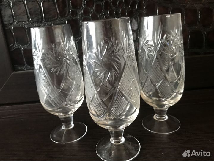 Фужеры хрустальные СССР