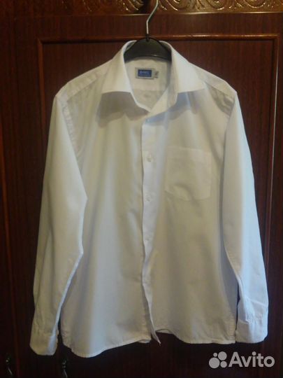 Рубашка школьная белая