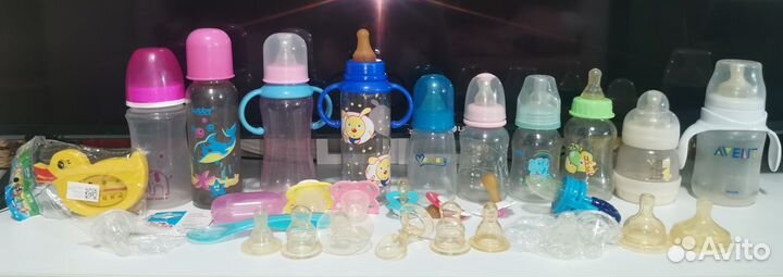 Поильники, бутылочки, соски пакетом