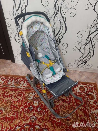 Коляска санки