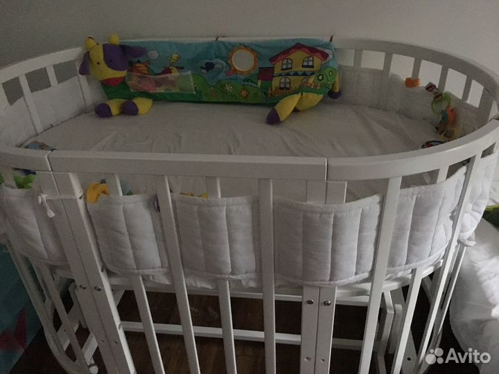 Круглая кроватка Nuovita 8 в 1