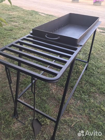 Мангал 4 мм металл со съёмной жаровней