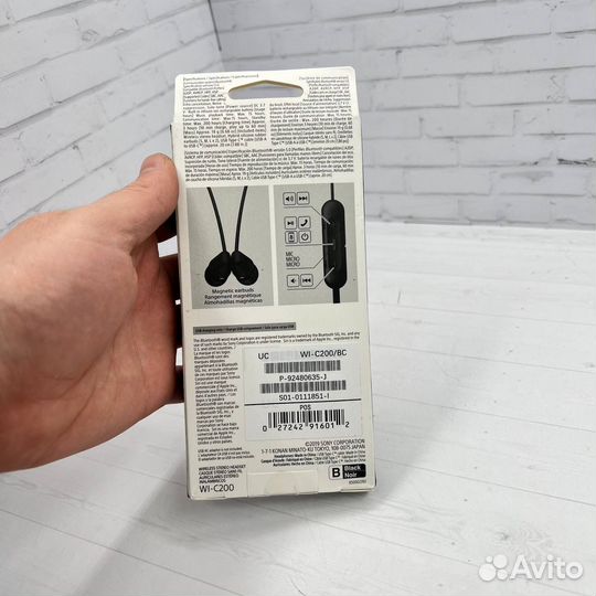 Наушники sony WI-C 200