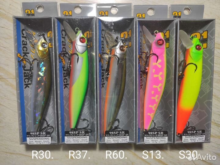 Воблер Pontoon 21 Crackjack 98SP-SR, 98SP-MR