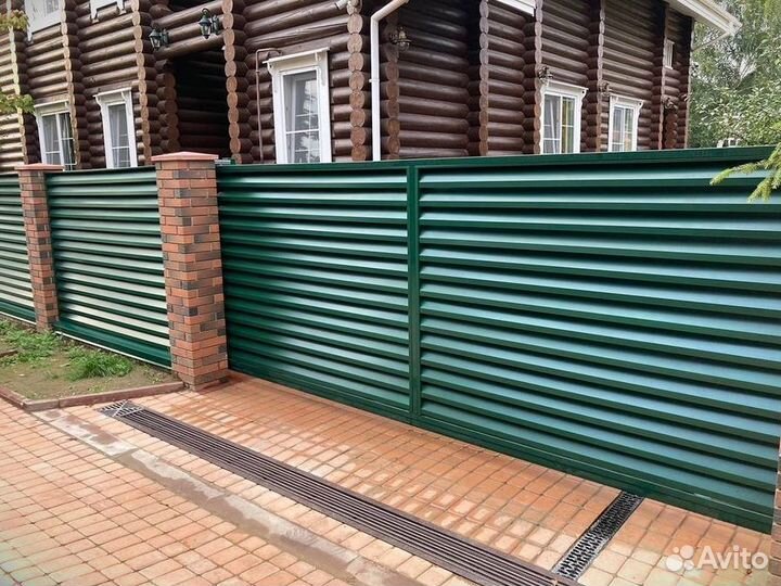 Забор жалюзи под ключ