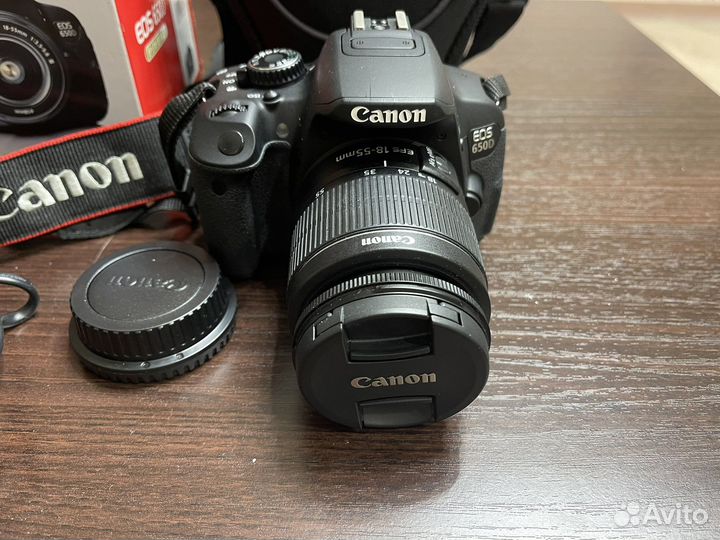 Зеркальный фотоаппарат canon 650d