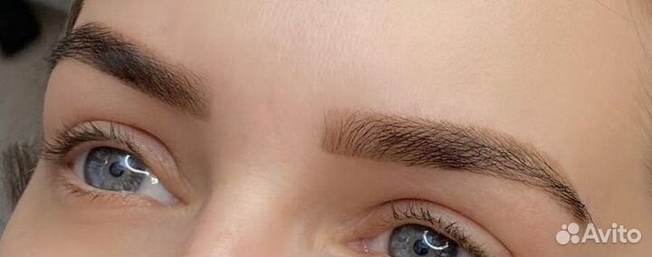 Окрашивание бровей краской / хной