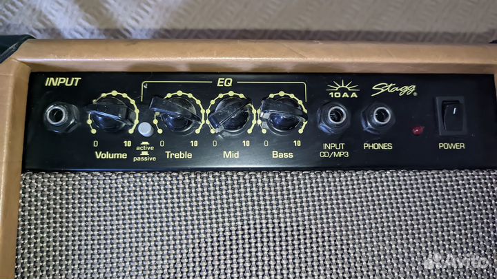 Комбоусилитель для акустической гитары stagg 10 aa