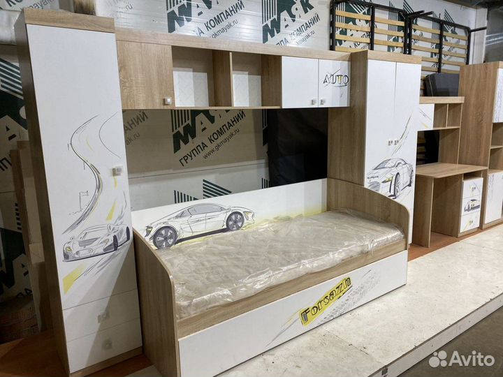 Мебель для детской комнаты Форсаж 7 предметов