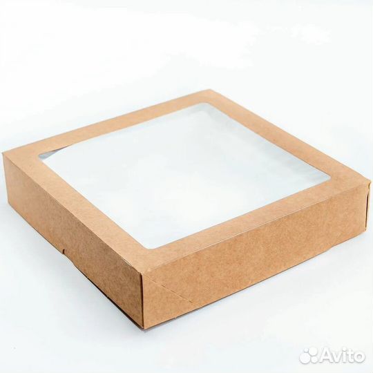 Крафт коробки с окном