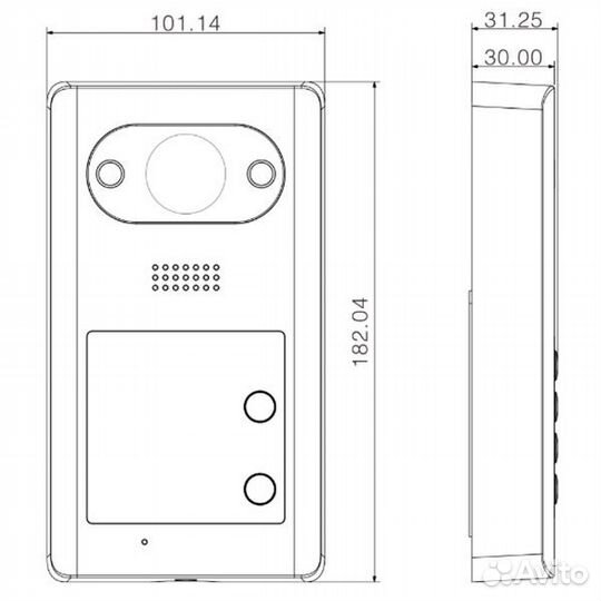 Dahua DH-VTO3211D-P2