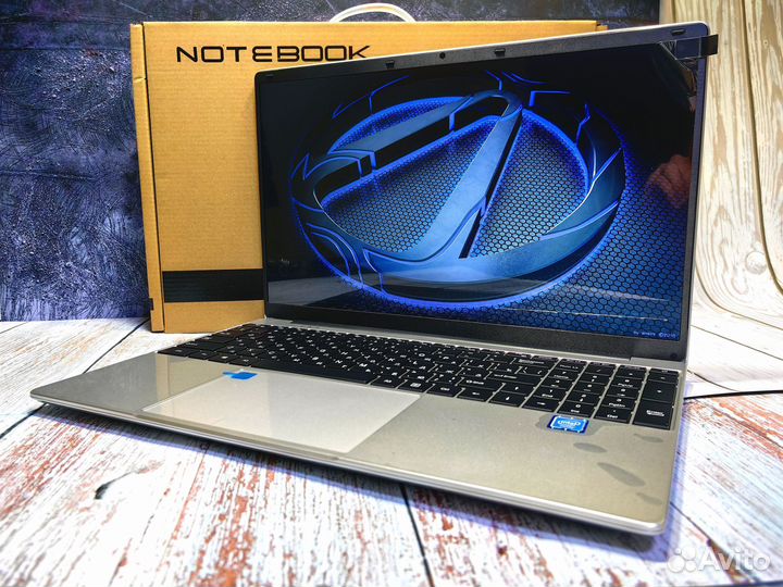 Новый ноутбук в коробке Intel Core офис + работа