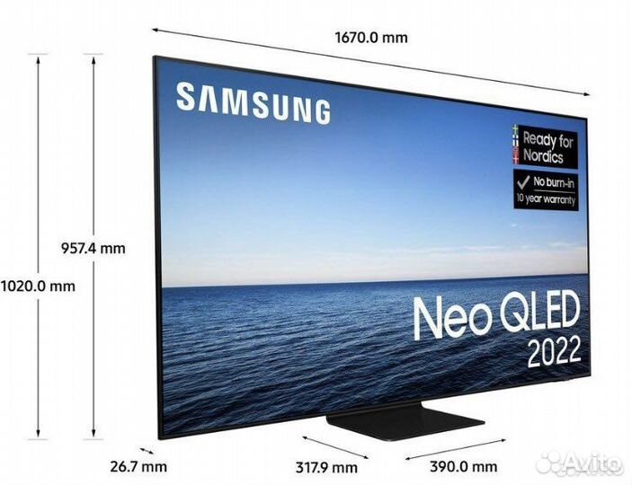 Новый Samsung QE75QN90B
