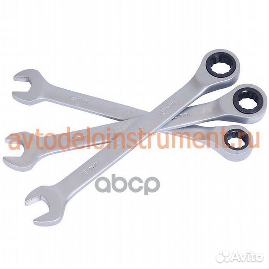 Ключ комбинир трещоточный 15 мм 30015