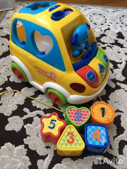 Машинка-каталка Vtech развивающая