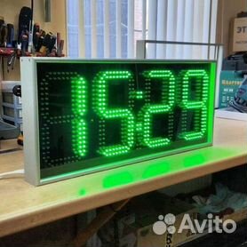 Часы-термометр светодиодные - заказать изготовление в ООО 