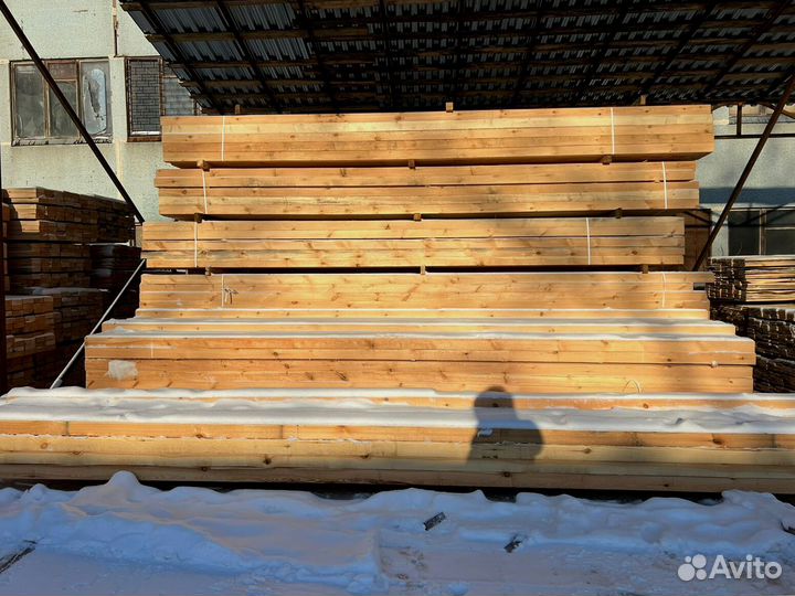 Брус обрезной 150х150х6000мм от производителя