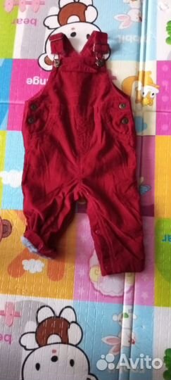 Вельветовый комбинезон