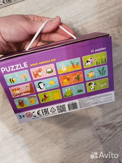 Развивающие игрушки, пазлы dodo, шнуровка