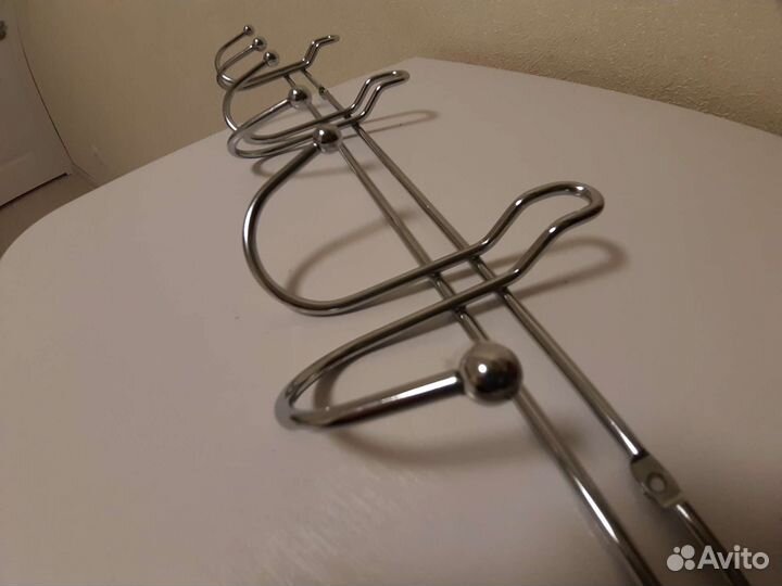 Вешалка настенная хромированная 61см Новая Прочная