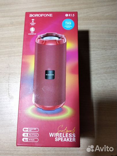 Активная колонка borofone BR15 (FM/AUX/USB/microSD