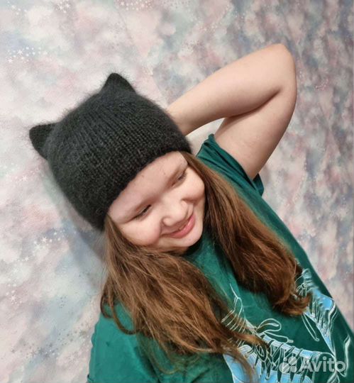 Шапка с ушками