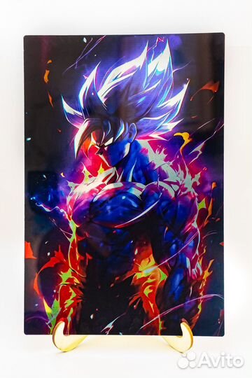 Картина, Сукуна, Гоку, ван-пис, аниме. Метал принт