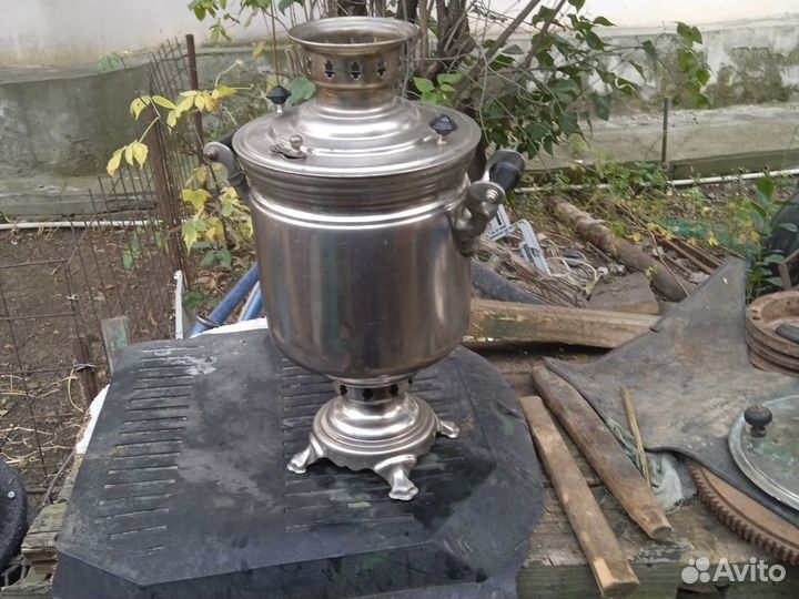 Самовар на дровах на углях