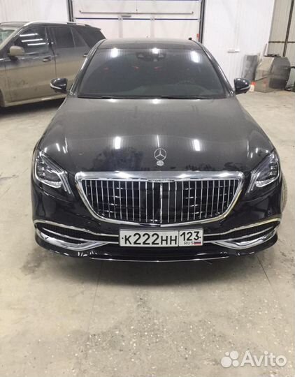 Рестайлинг под Майбах w222 Mercedes
