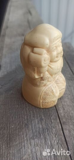 Нэцкэ Дайкоку на снопах