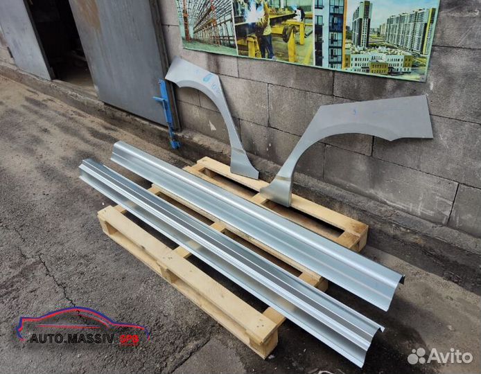 Ремонтные пороги Isuzu Wizard 2